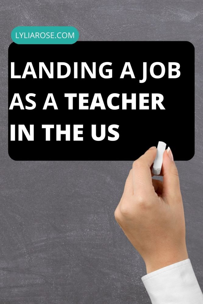 Landing a job as a teacher
