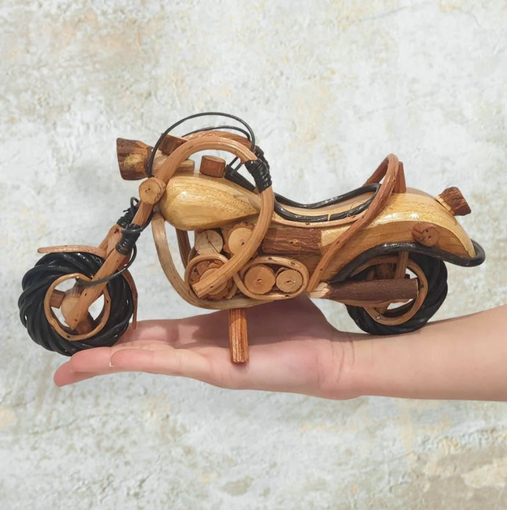Bamboo motorbike