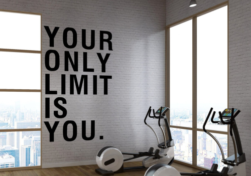 gym wall decal