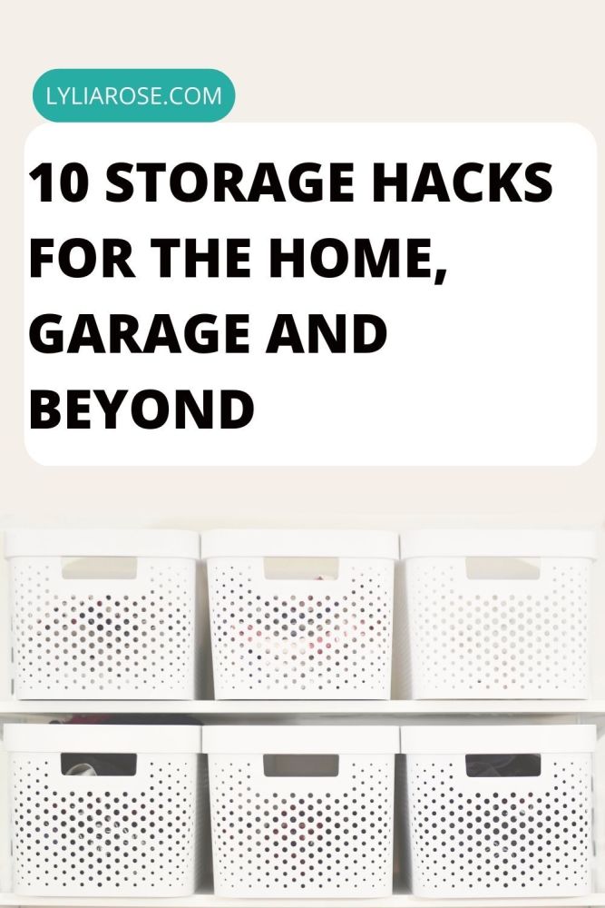 10 Storage Hacks for the Home, Garage and Beyond