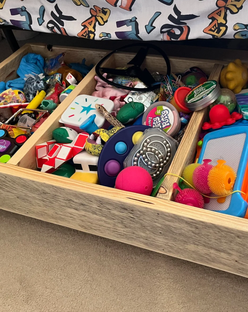 underbed storage etsy toys
