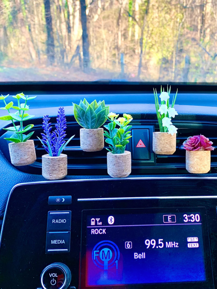 plant themed car air fresheners