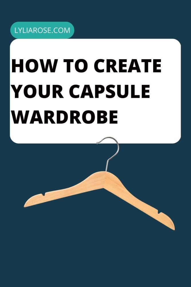How to create your capsule wardrobe