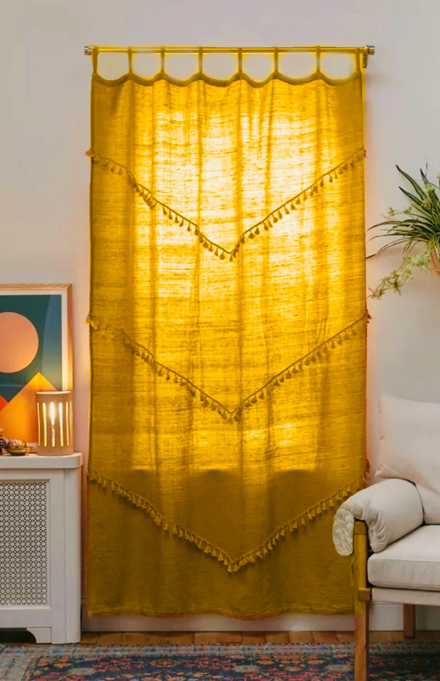 boho curtains