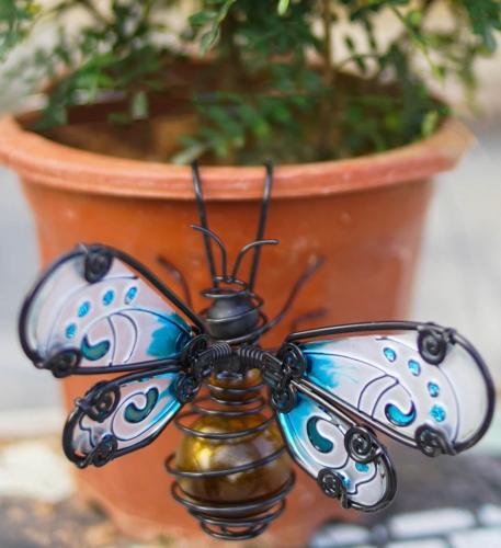 butterfly plant pot hanger