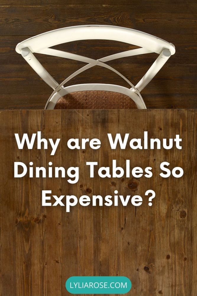 Why are Walnut Dining Tables So Expensive Are They a Good Choice