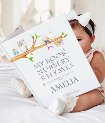 Personalised nursery rhyme book