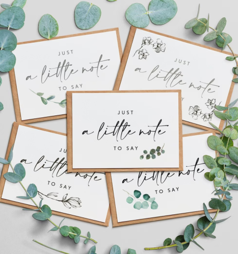 Botanical notecards