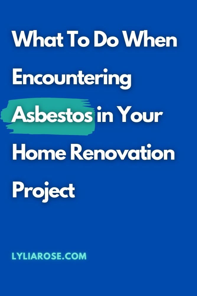 What To Do When Encountering Asbestos in Your Home Renovation Project