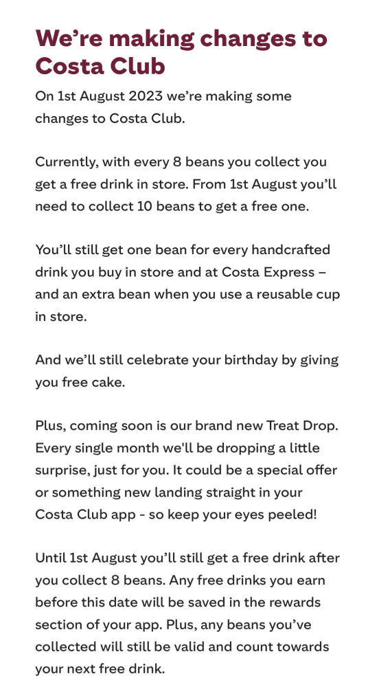 costa rewards app