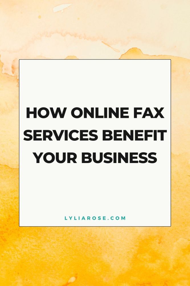 How Online Fax Services Benefit Your Business