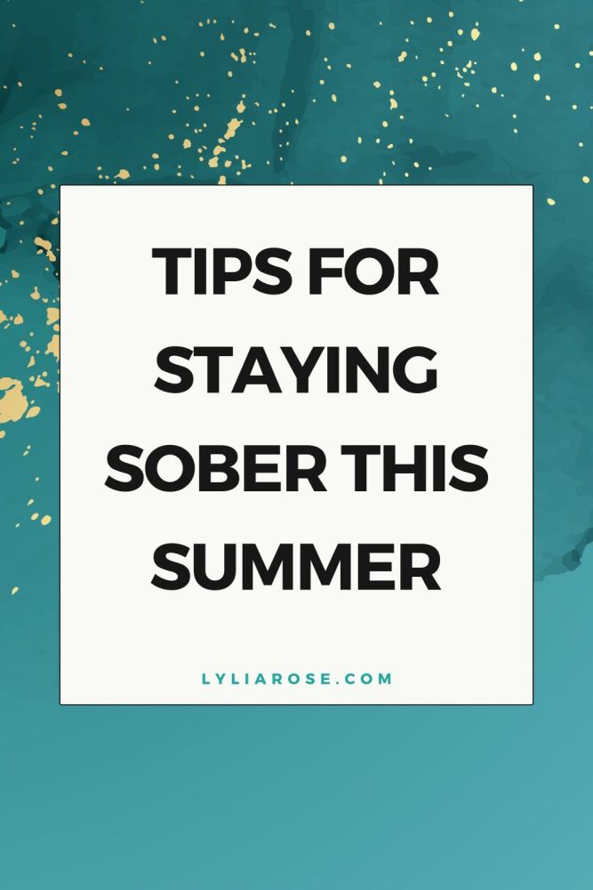 Tips for Staying Sober this Summer