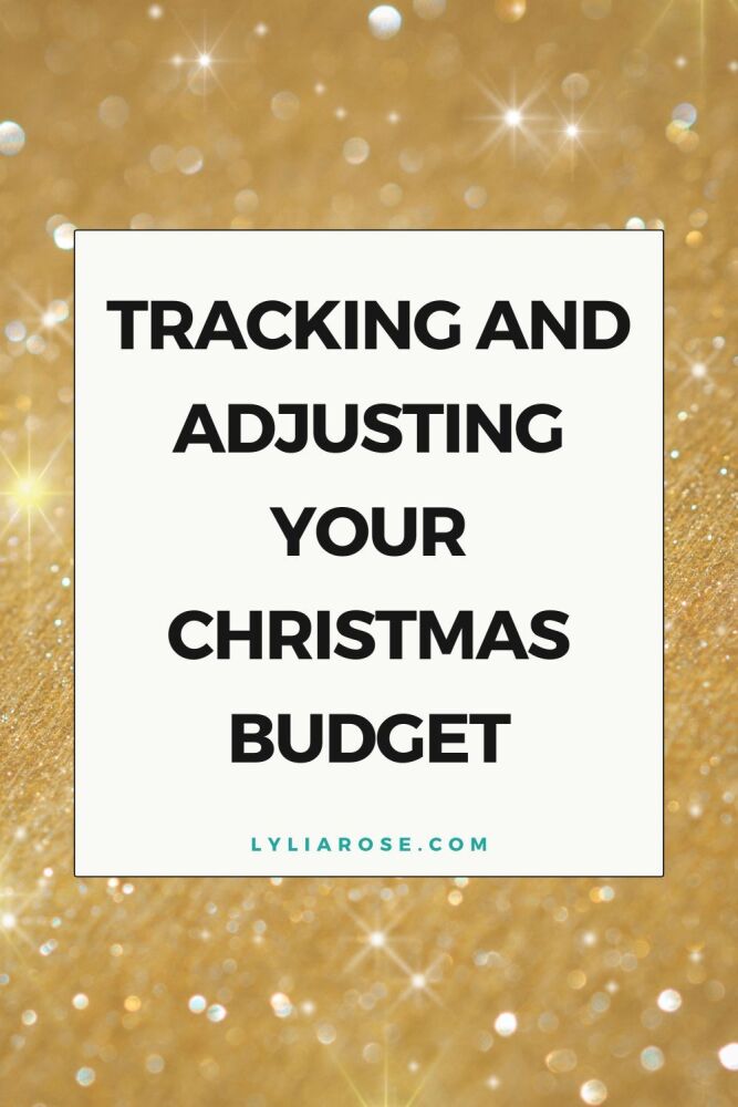 Tracking and Adjusting Your Christmas Budget