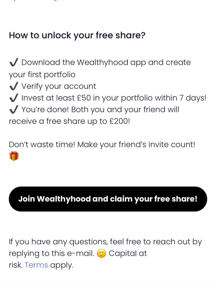 wealtyhood free share referral