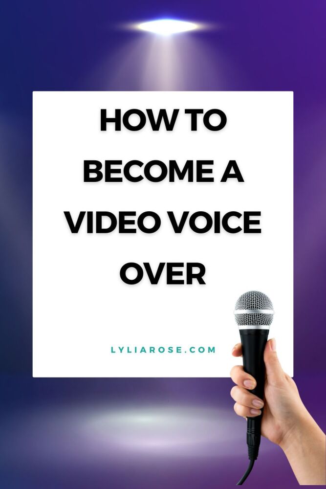 How to become a video voice over