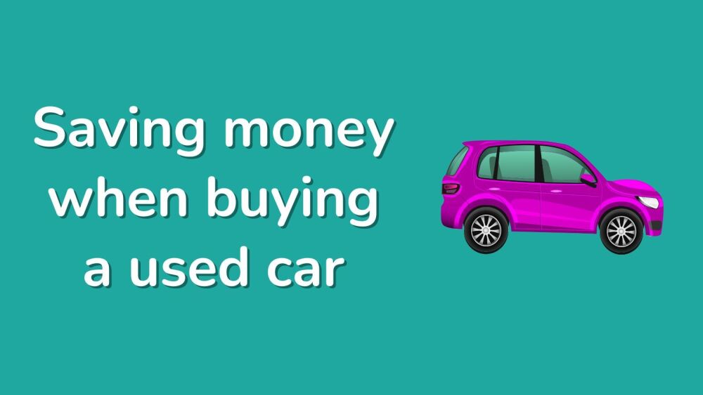 Saving money when buying a car
