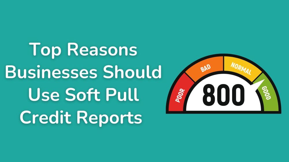 Top Reasons Businesses Should Use Soft Pull Credit Reports