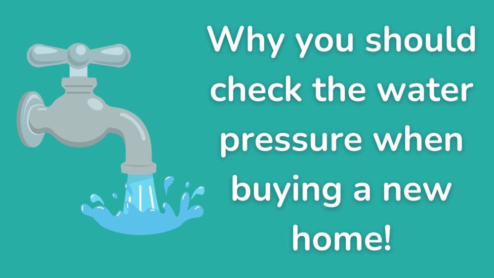 Why you should check the water pressure when buying a new home