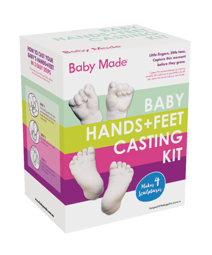 baby hand and feet casting kit newborn gift