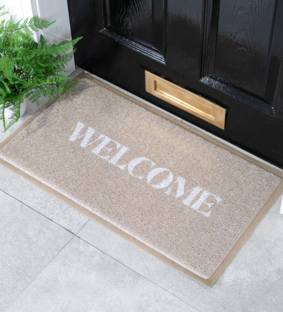 Welcome doormat from etsy