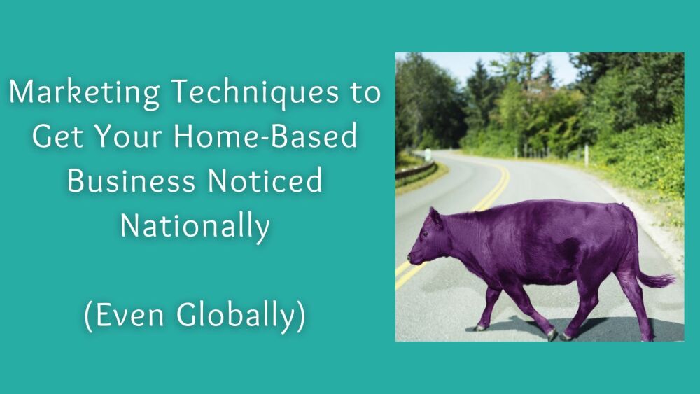 Marketing Techniques to Get Your Home-Based Business Noticed Nationally and