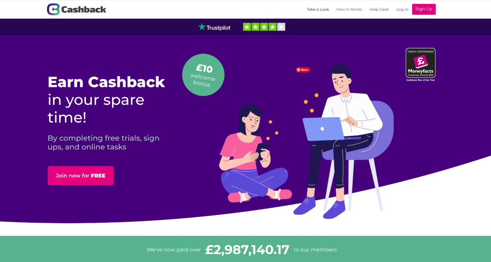 cashback.co.uk review is it legit and worth it 3