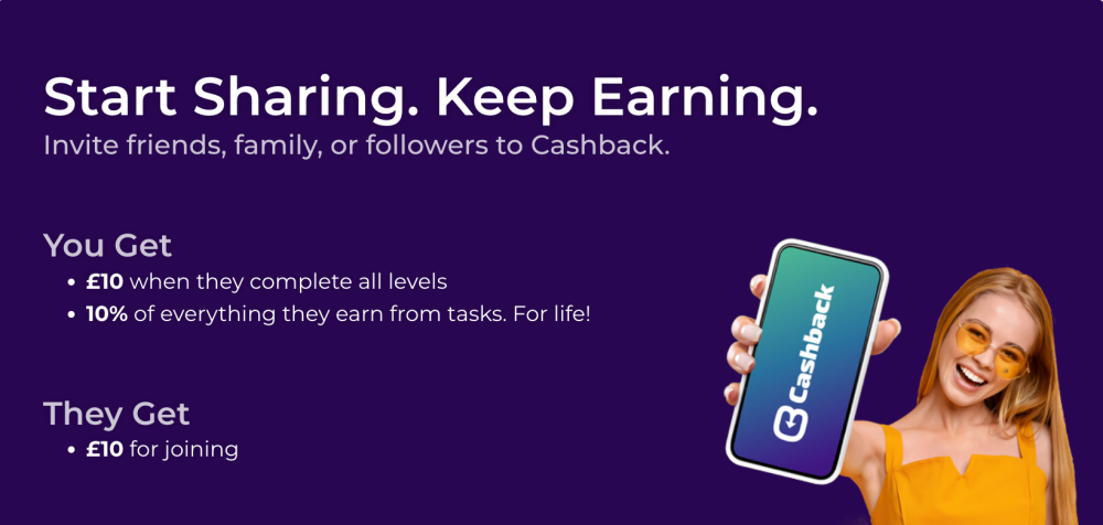 cashback refer a friend offer uk