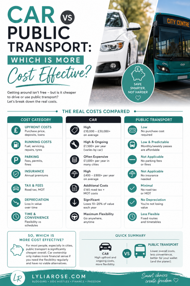 Car vs Public Transport Which Is More Cost Effective
