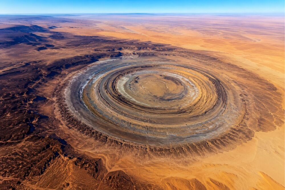 The Richat Structure (Eye of the Sahara) The Richat Structure (Eye of the Sahara)