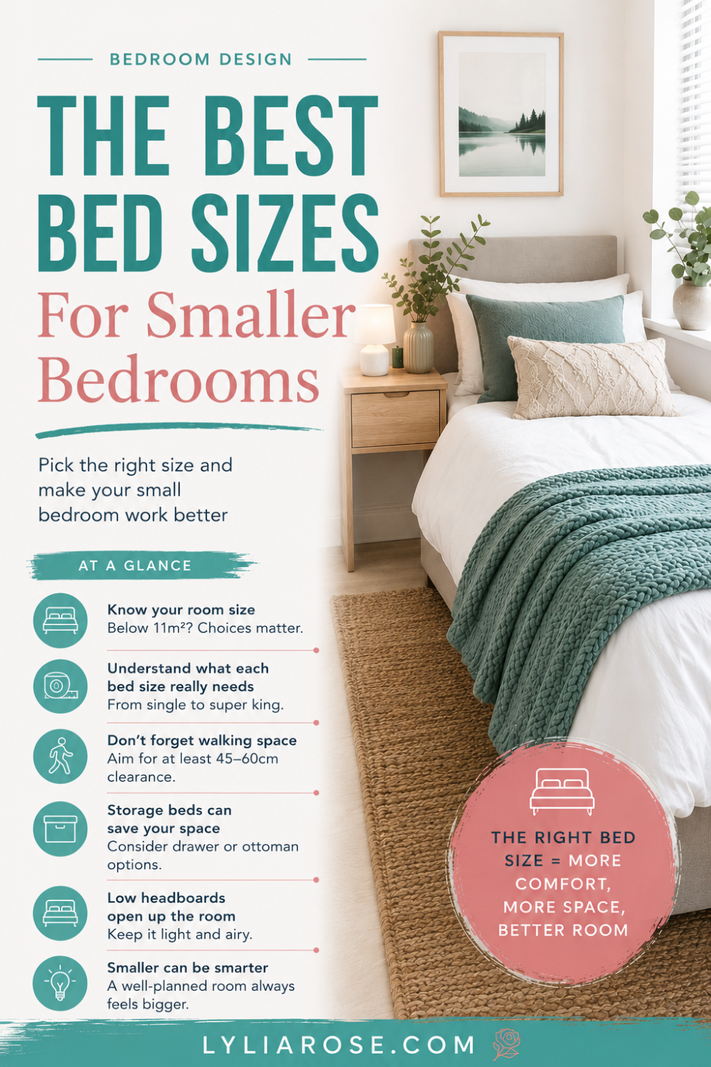 The Best Bed Sizes For Smaller Bedrooms The Best Bed Sizes For Smaller Bedrooms