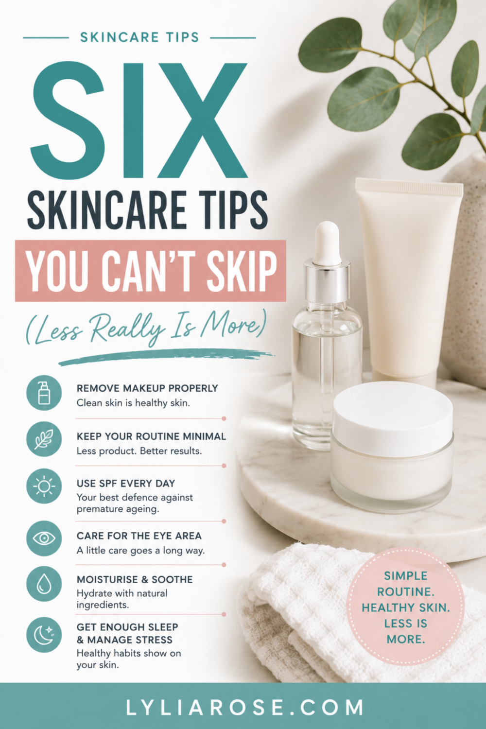 Six skin care tips you cant skip Six skin care tips you cant skip