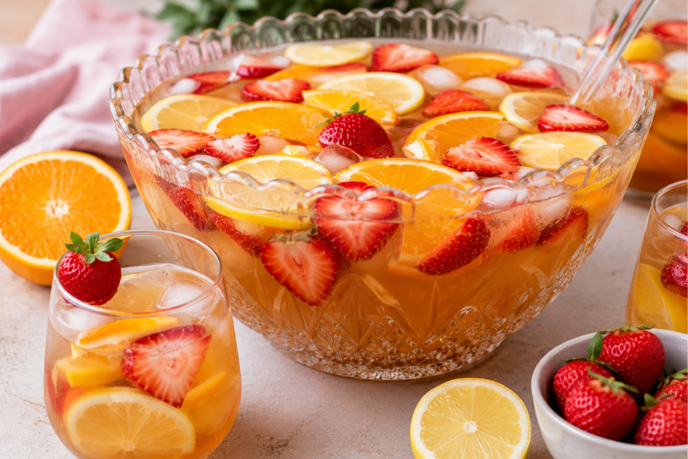 Summer Sangria Punch Summer Sangria Punch