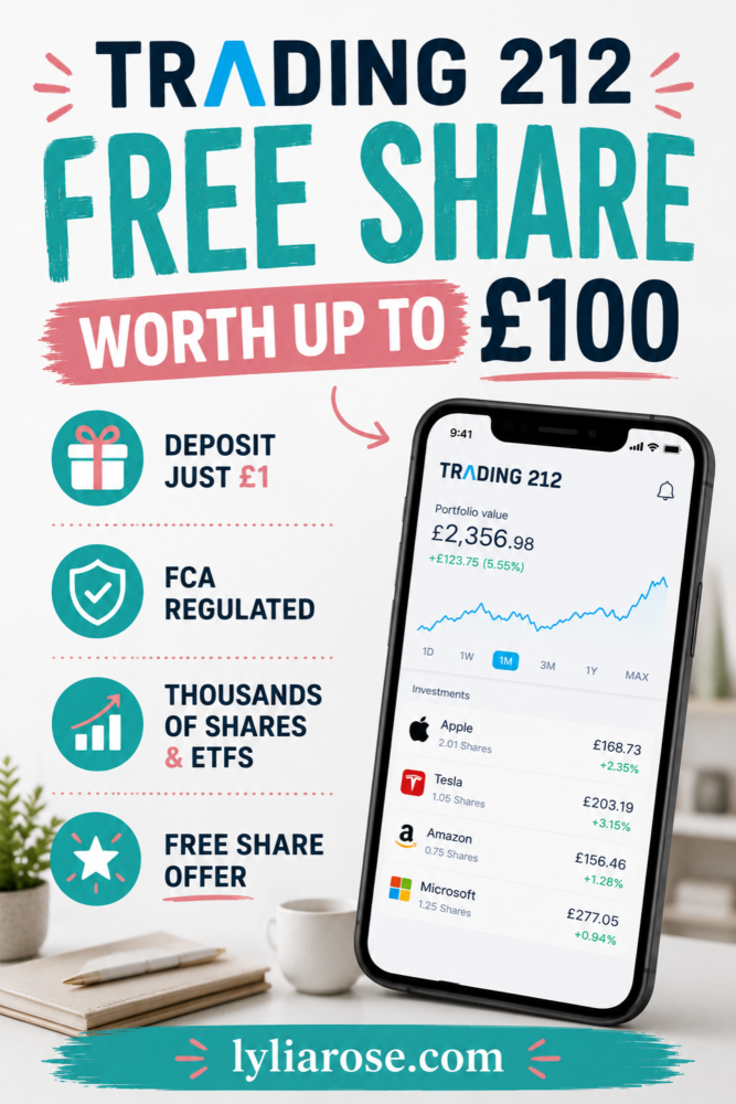 Trading 212 Free Share Worth Up To &pound;100