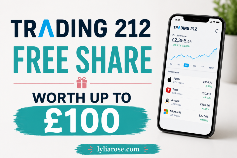Trading 212 Free Share Worth Up To &pound;100 (1)
