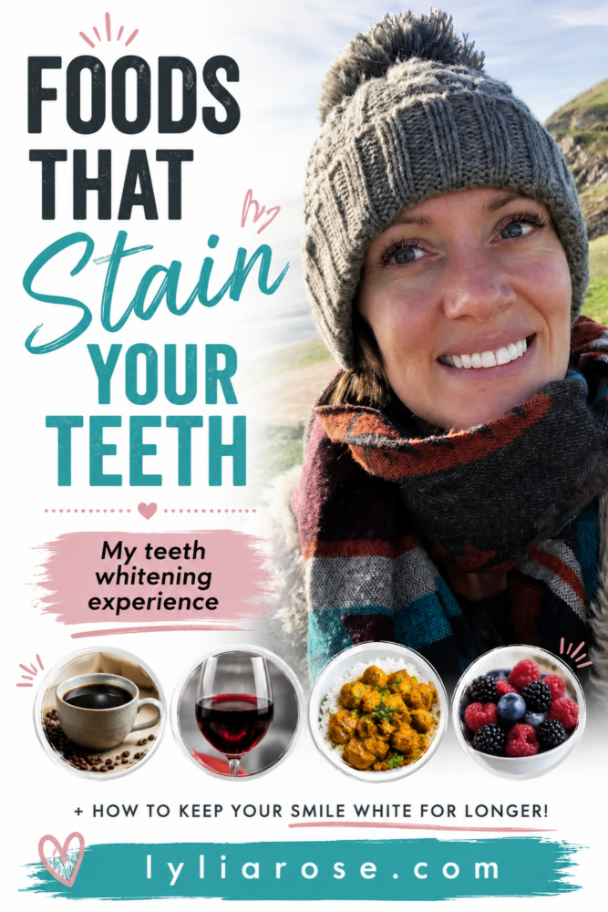 Foods to Avoid for a Whiter Smile & My Teeth Whitening Experience (1) Foods to Avoid for a Whiter Smile & My Teeth Whitening Experience (1)