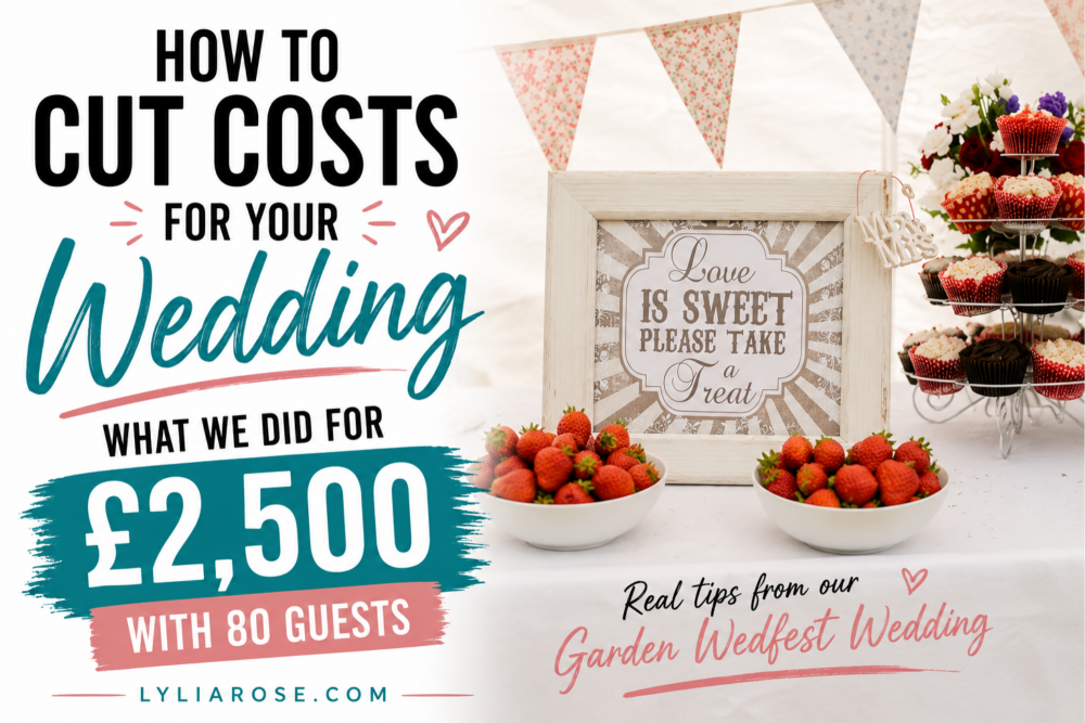 How to Cut Costs for Your Wedding What We Did for £2,500 With 80 Guests How to Cut Costs for Your Wedding What We Did for £2,500 With 80 Guests