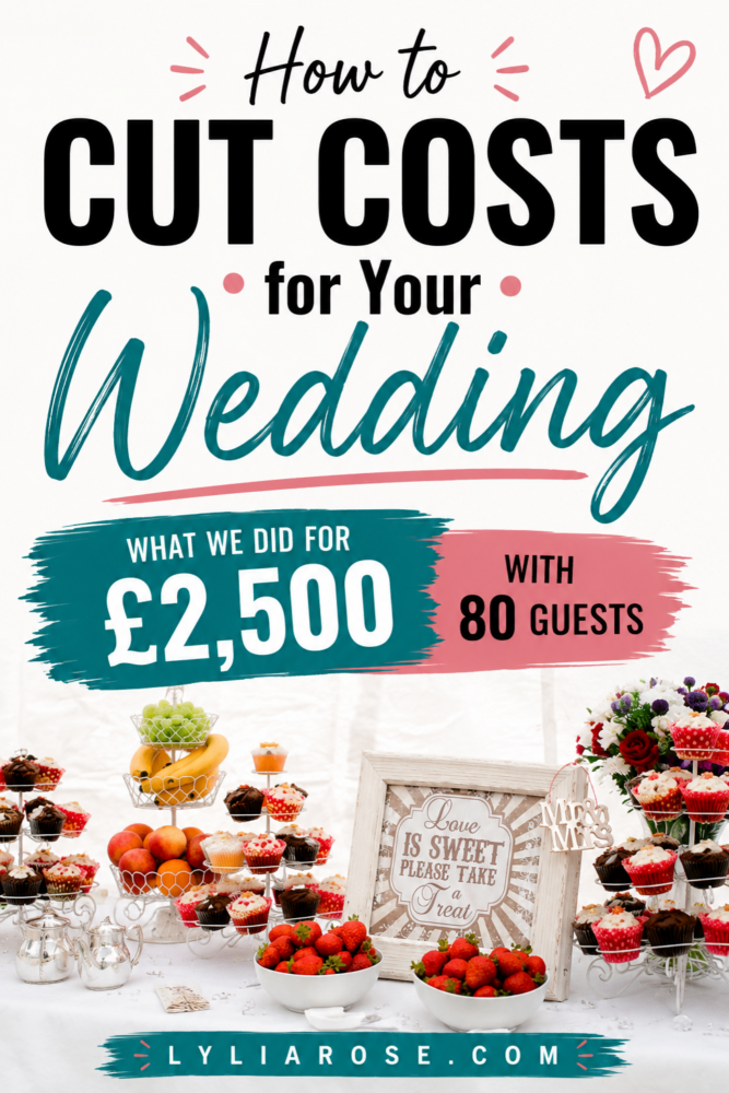 How to Cut Costs for Your Wedding What We Did for £2,500 With 80 Guests How to Cut Costs for Your Wedding What We Did for £2,500 With 80 Guests