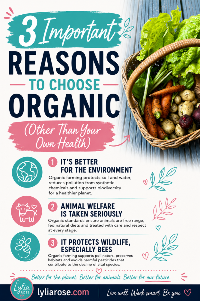 3 Important Reasons to Choose Organic (Other Than Your Own Health) (1) 3 Important Reasons to Choose Organic (Other Than Your Own Health) (1)