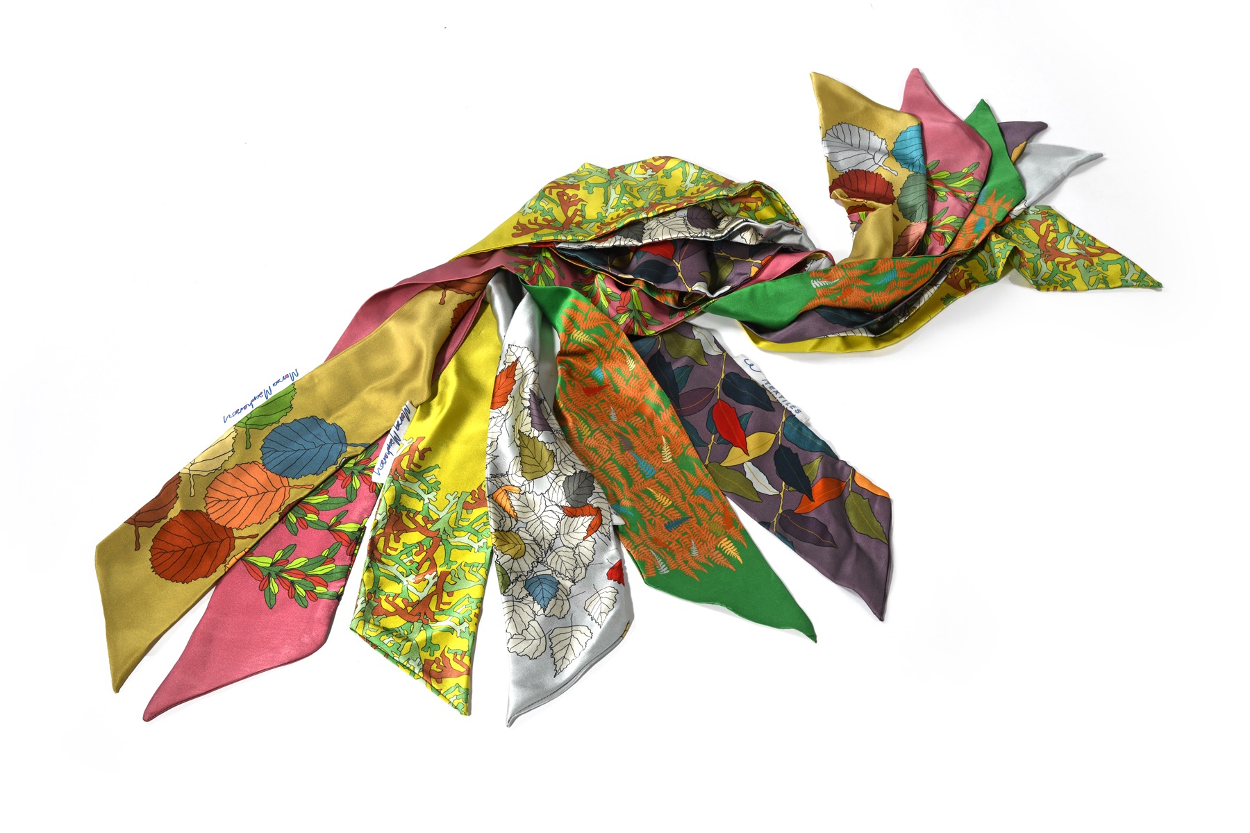 1. Morag Macpherson_Silk scarf selection from Peatland Collection_photo by 