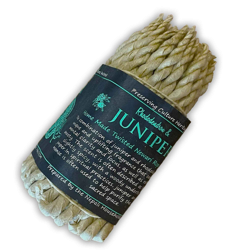 Pure Herbs Rope Incense - Rhododendron and Juniper