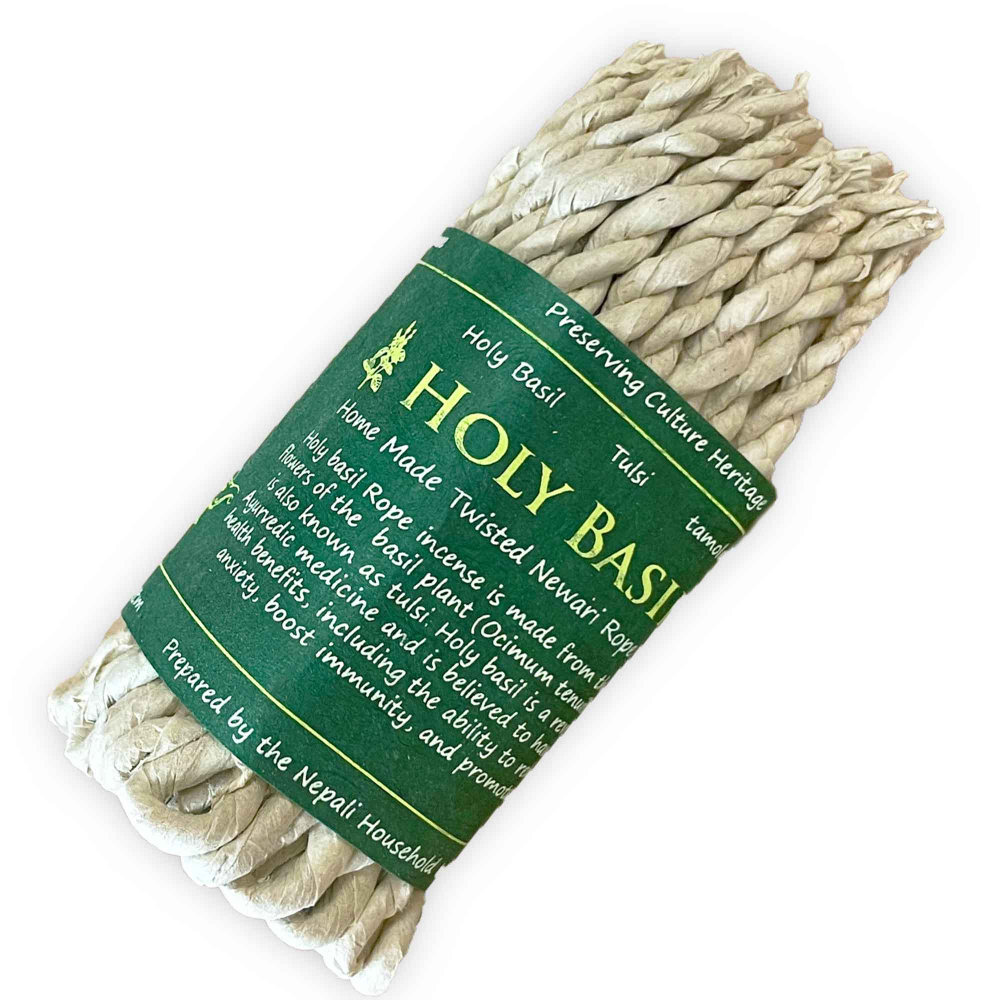 Pure Herbs Rope Incense - Holy Basil