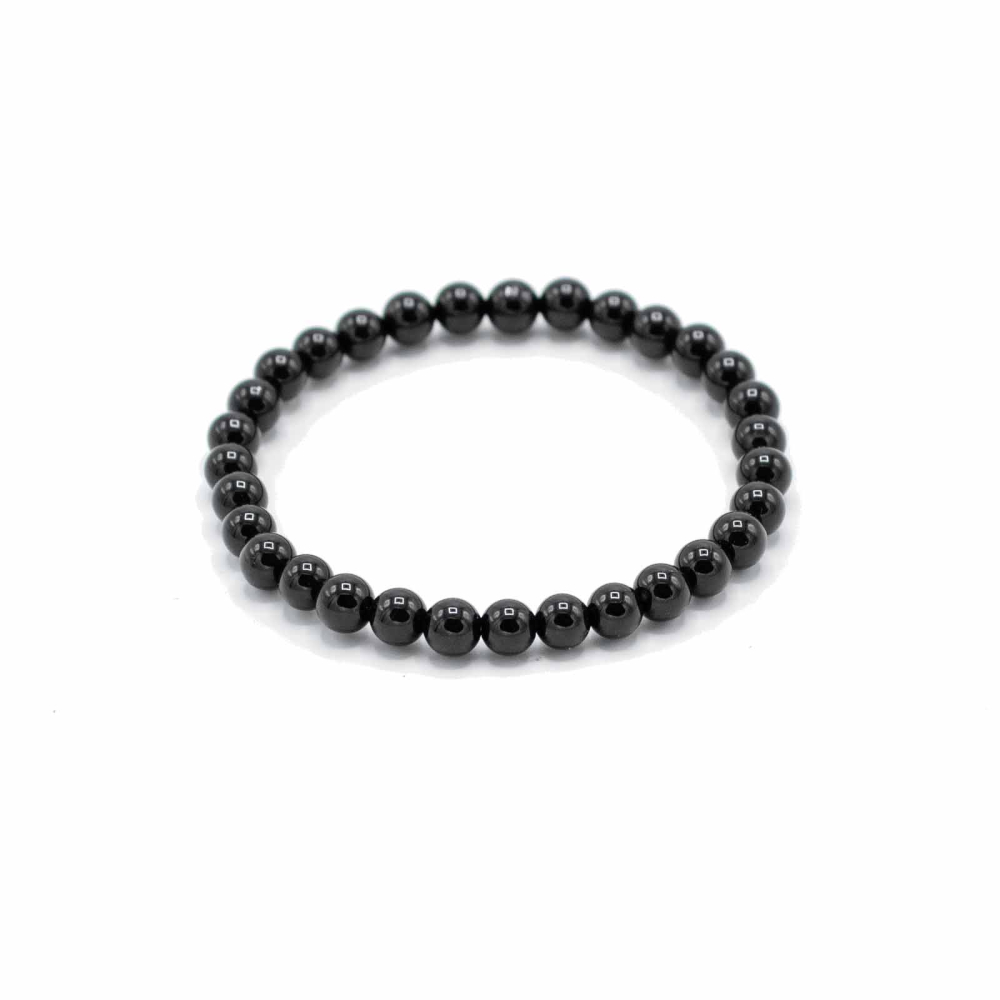 Gemstone Manifestation Bracelet - Black Agate - Protection