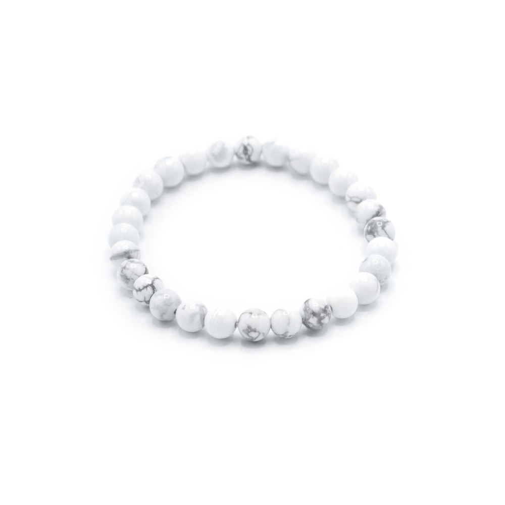 Gemstone Manifestation Bracelet - White Jasper - Peace