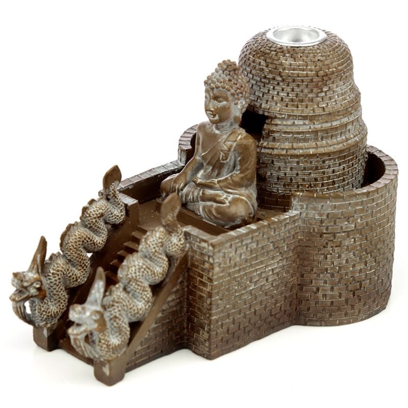 Thai Buddha Temple Backflow Incense Burner