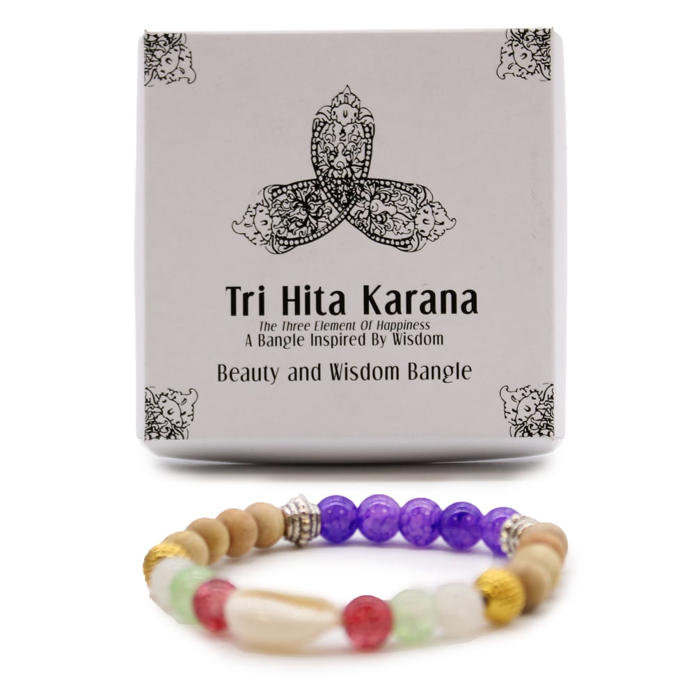 Tri Hita Karana Bangle - Beauty & Wisdom