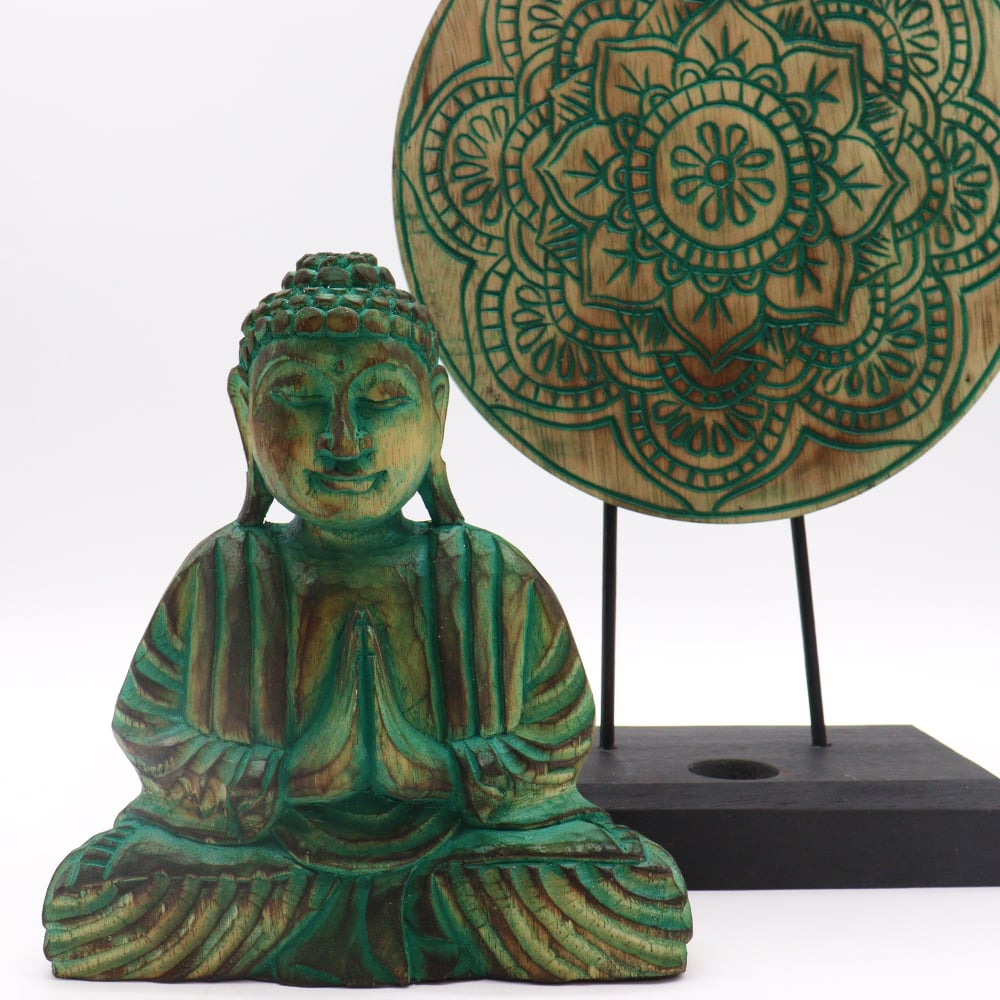 Buddha Feng Shui Set - Buddha Knot - Green