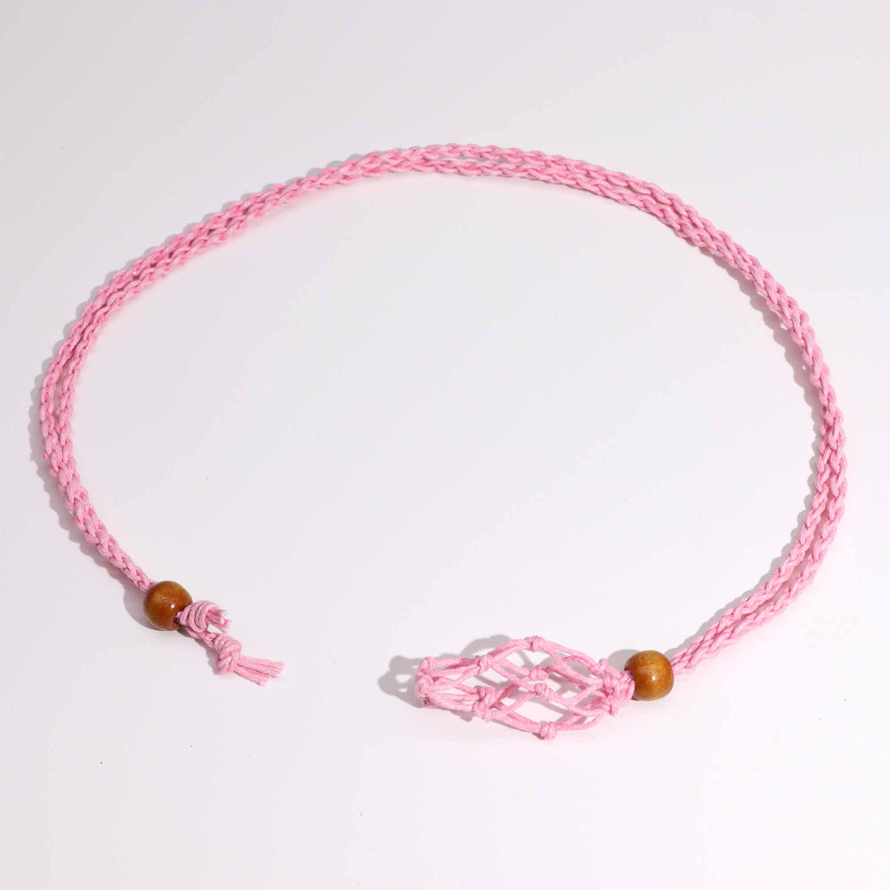 Gemstone Necklace Cord - Pink