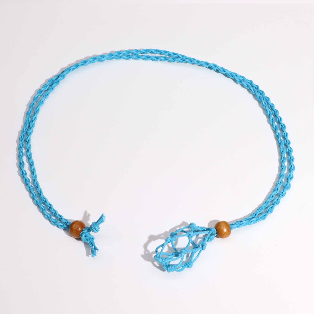 Gemstone Necklace Cord - Blue