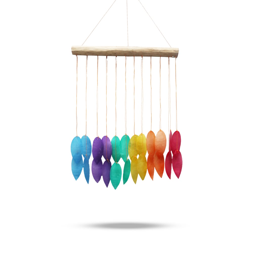 Rainbow Large Leaf Chime