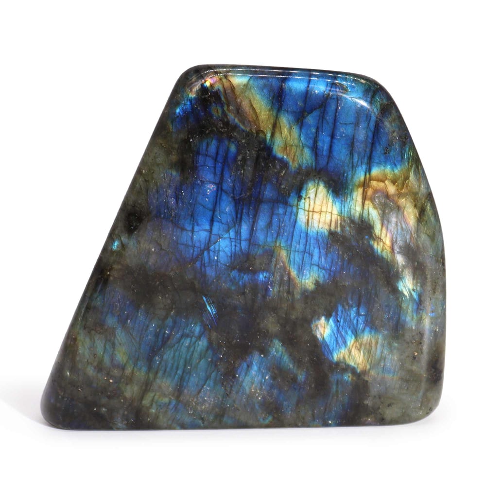 Madagascar Labradorite Statement Stone (approx 900-1100gms  140-170mm)